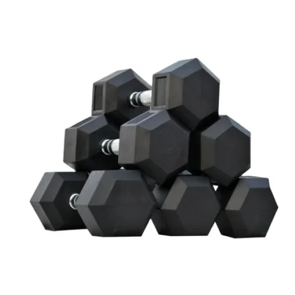 Set de Mancuernas Hexagonales de 4kg a 20kg