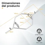 Barra Hexagonal Arafit Trap Bar 28 mm 13