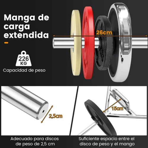 Barra Hexagonal Arafit Trap Bar 28 mm 5