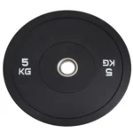 Disco bumper olímpico negro de 5 a 25 kg 41