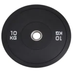 Disco bumper olímpico negro de 5 a 25 kg 8