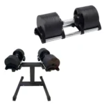 Par de Mancuernas Ajustables Arafit 2,5 a 32 kg1