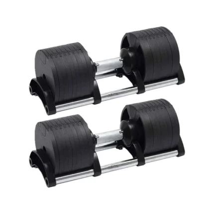 Par de Mancuernas Ajustables Arafit 2,5 a 32 kg